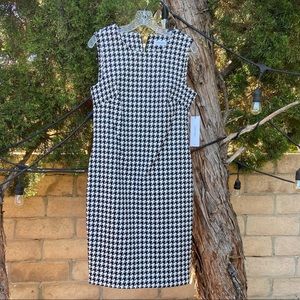 Classy houndstooth dress, never worn!